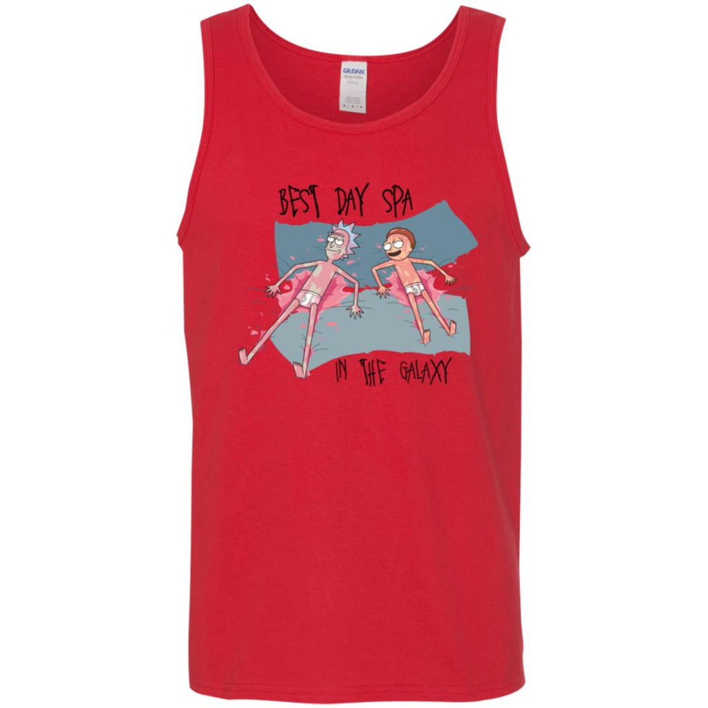 Rick And Morty Best Spa Day In The Galaxy Men Tank Top