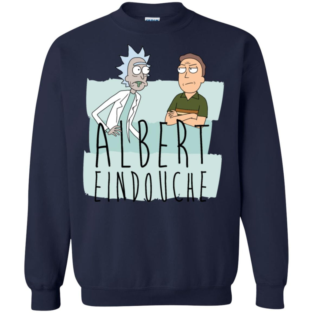Rick And Morty Albert Eindouche Parody Unisex Crewneck Pullover Sweatshirt