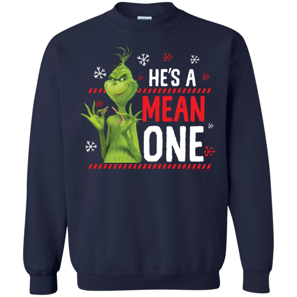 Dr. Seuss The Grinch Me Being Jolly Unisex Crewneck Pullover Sweatshirt