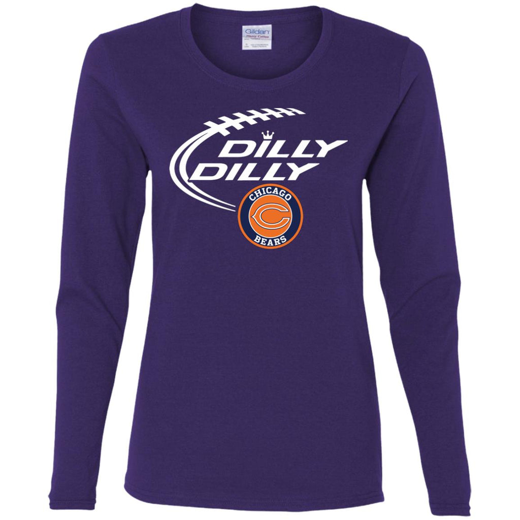 Dilly Dilly Chicago Bears Nfl Football Women Long Sleeve Shirt