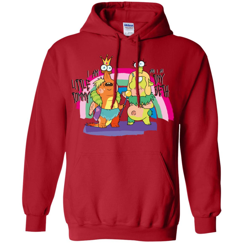 Rick And Morty Little Tommy And Tiny Beth Men Pullover Hoodie