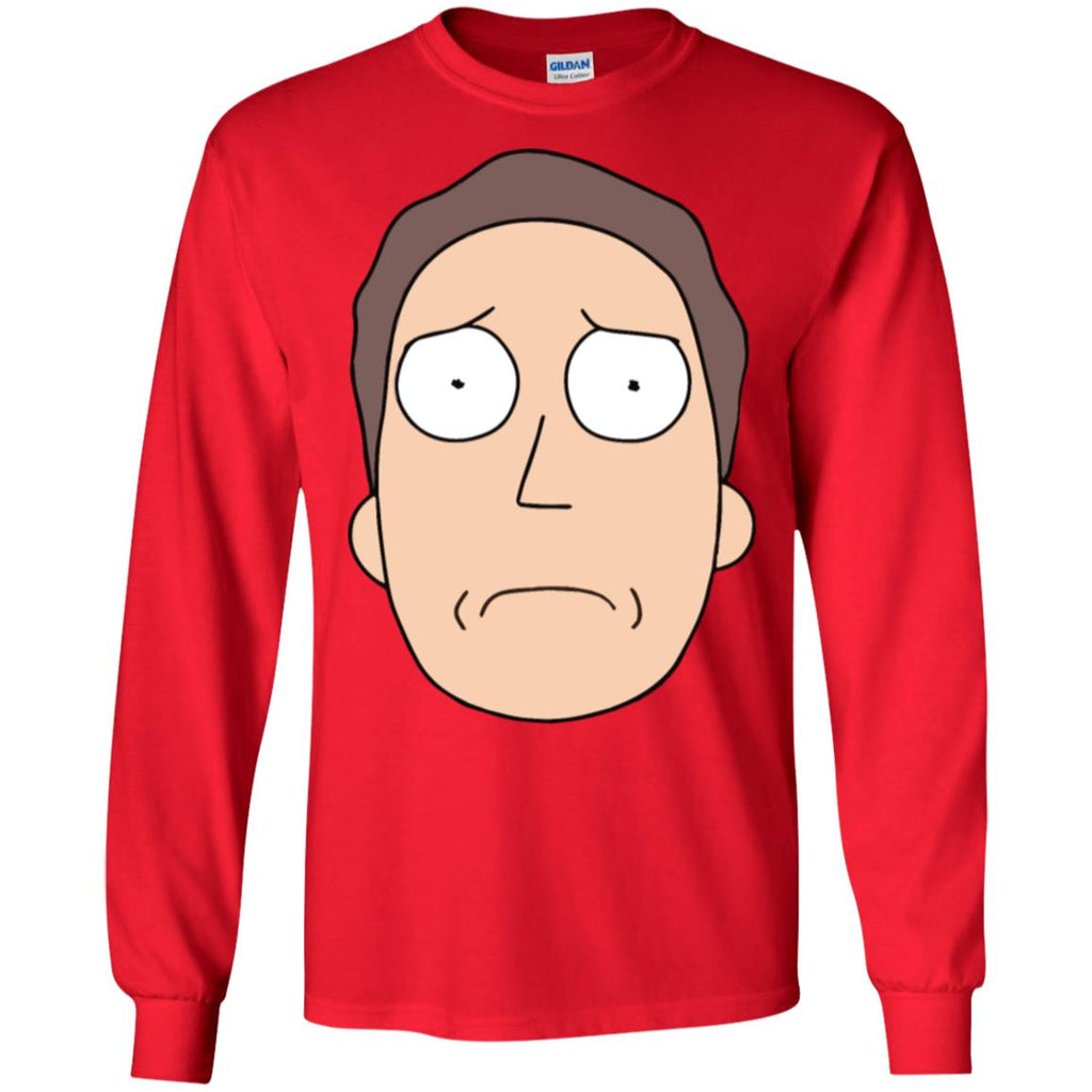 Rick And Morty Jerry Smith Men Long SLeeve Shirt