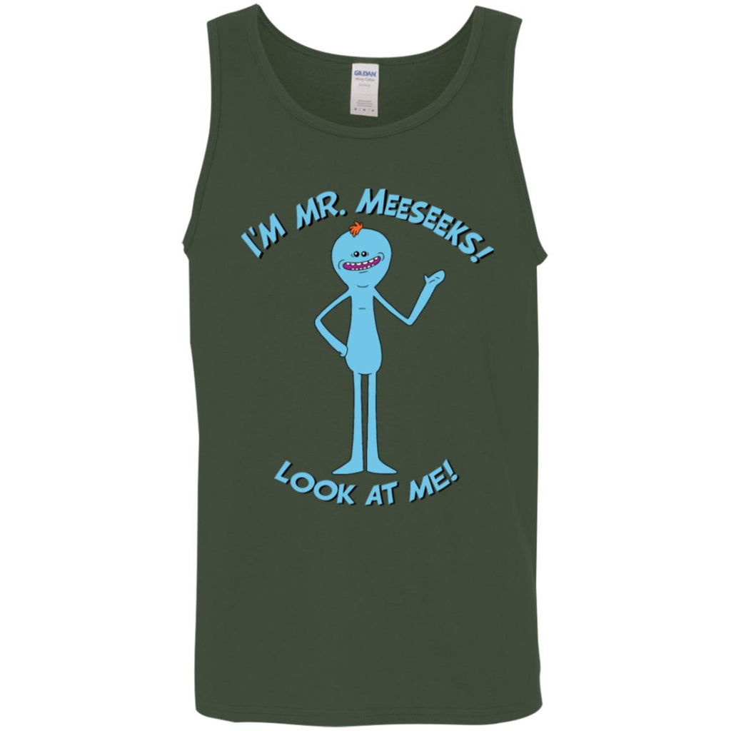 Rick And Morty Mr Meeseeks Look At Me Quote Men Tank Top