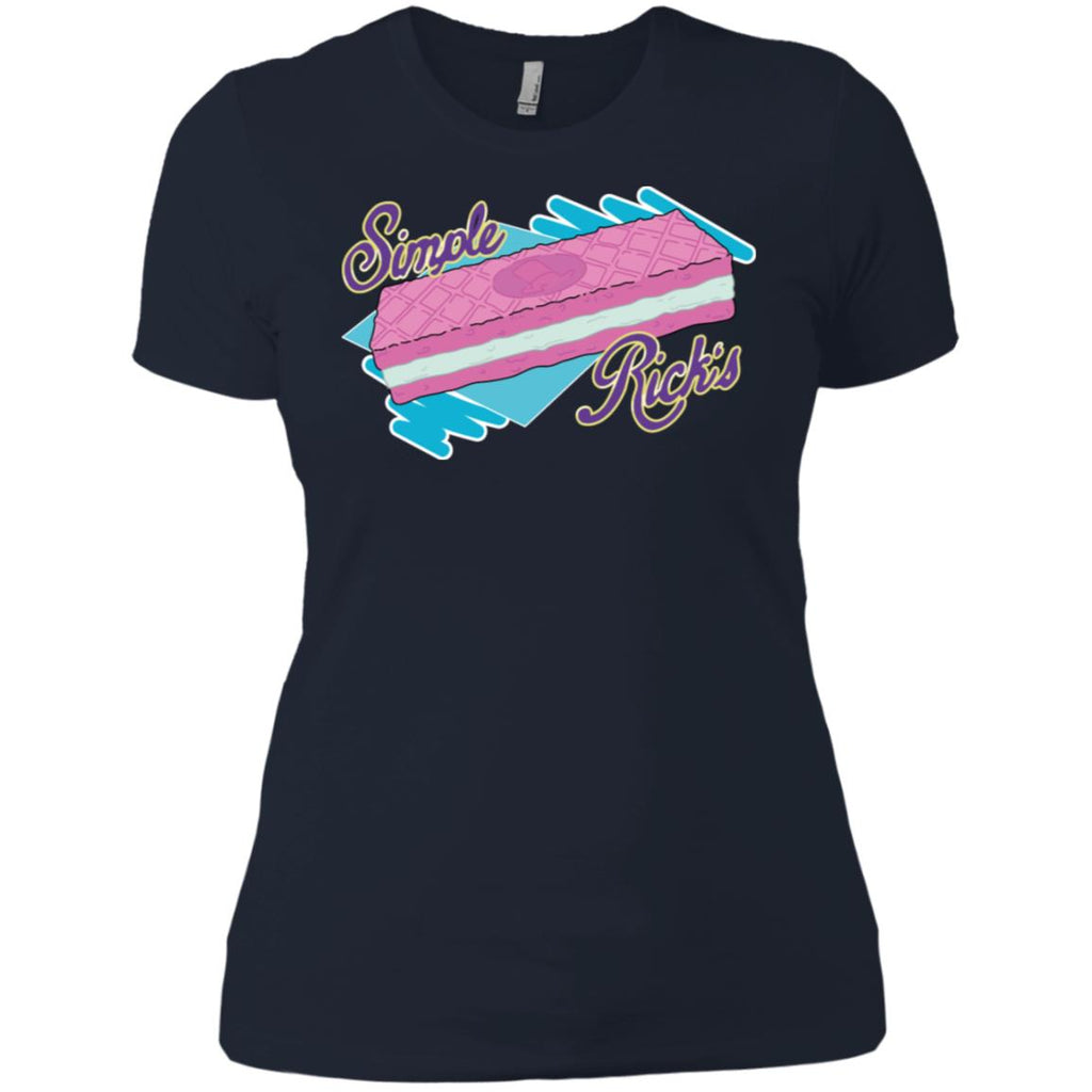 Rick And Morty Simple Rick's Wafer Cookie Women T-Shirt