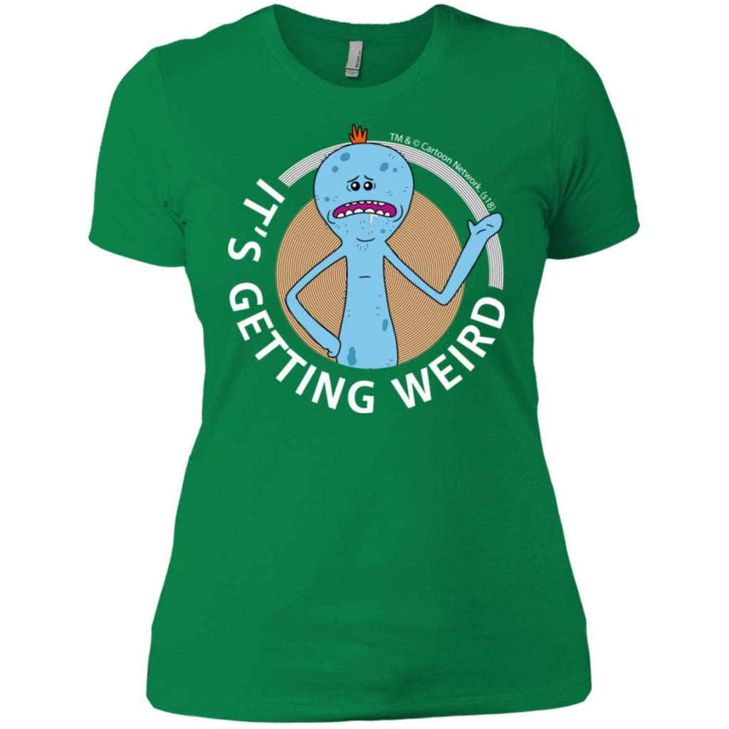 Rick And Morty Mr Meeseeks It's Getting Weird Mug Women T-Shirt
