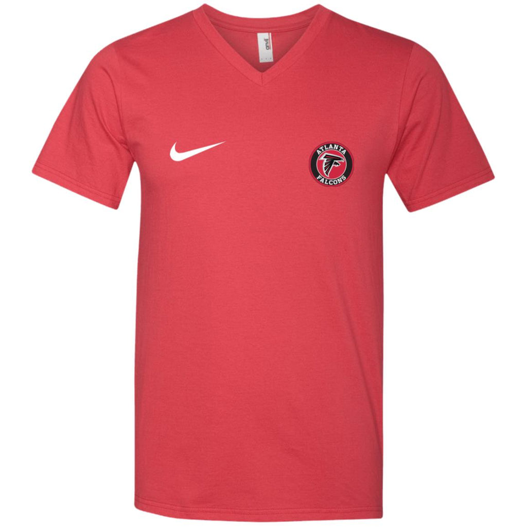 Nike Atlanta Falcons Nfl Football Men V-Neck T-Shirt