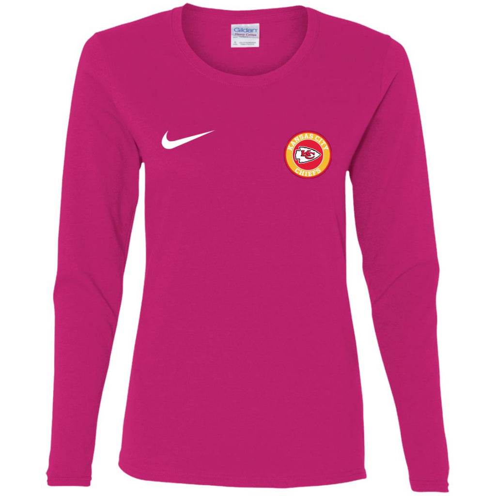 Nike Kansas City Chiefs Nfl Football Women Long Sleeve Shirt