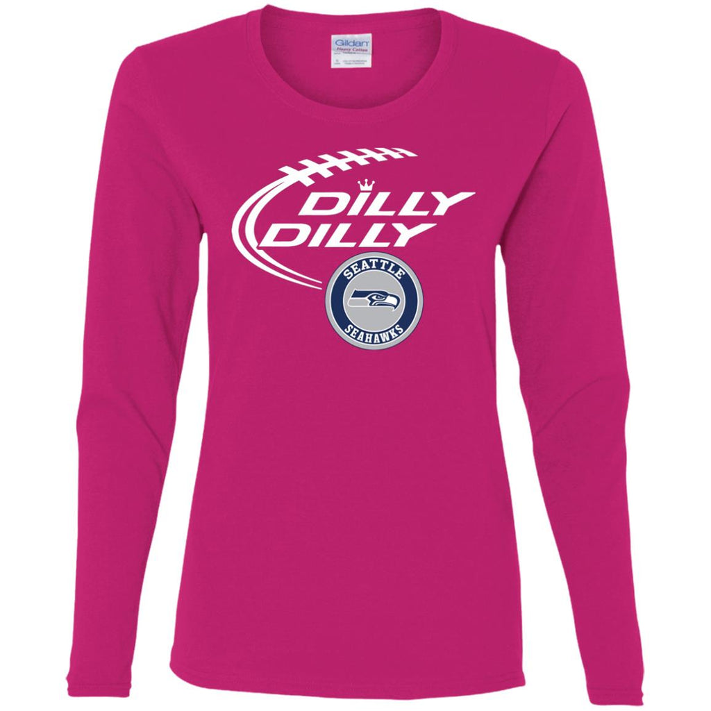 Dilly Dilly Seatle Seahawk Nfl Football Women Long Sleeve Shirt