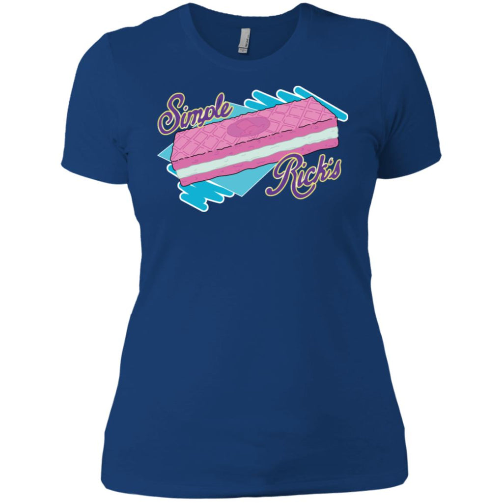 Rick And Morty Simple Rick's Wafer Cookie Women T-Shirt