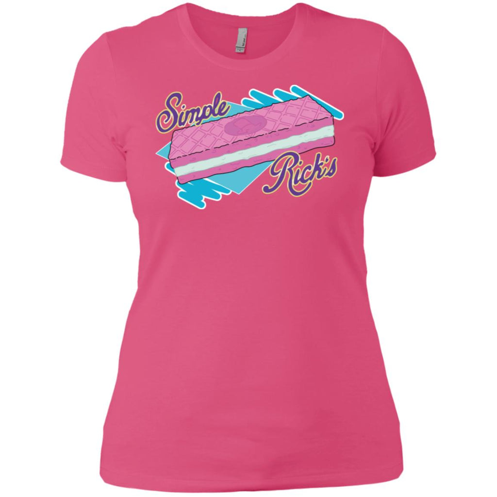 Rick And Morty Simple Rick's Wafer Cookie Women T-Shirt