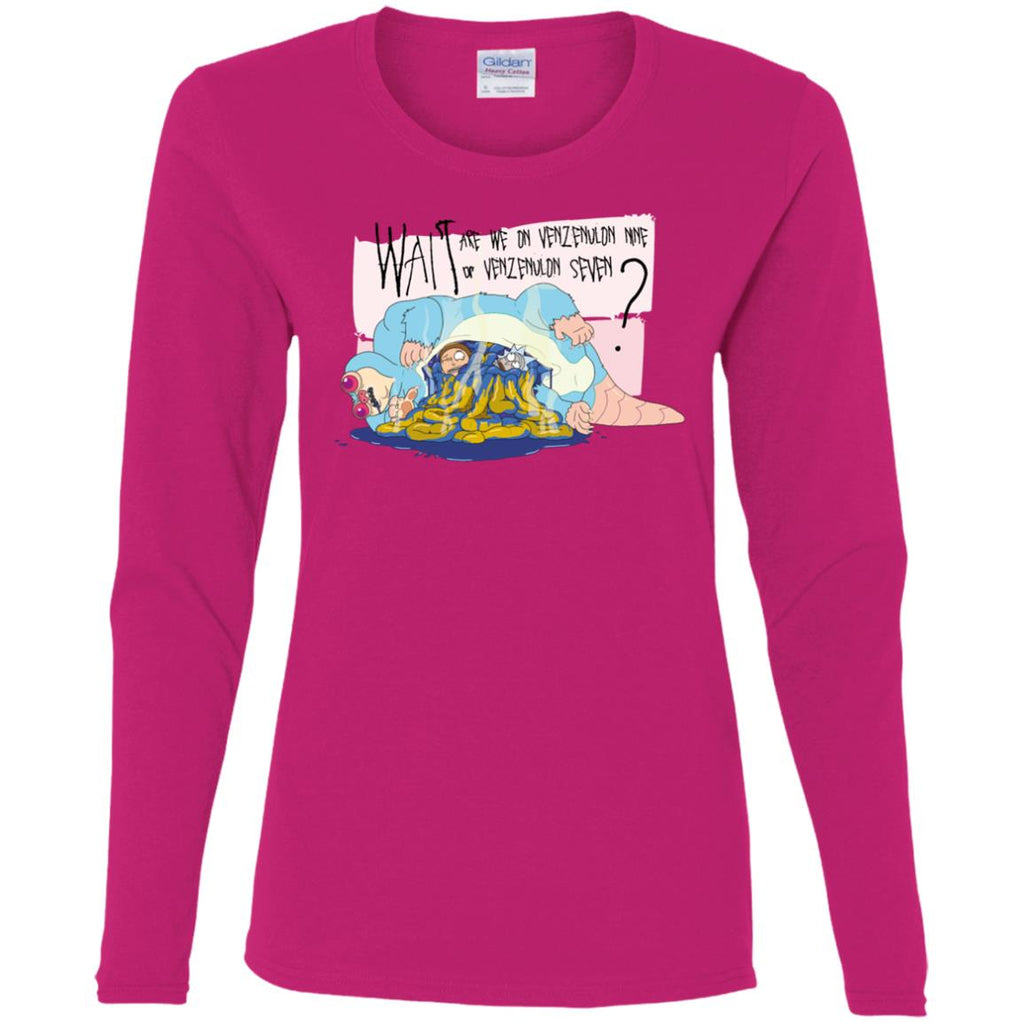 Ricky And Morty Which Venzenulon Are We On Women Long Sleeve Shirt
