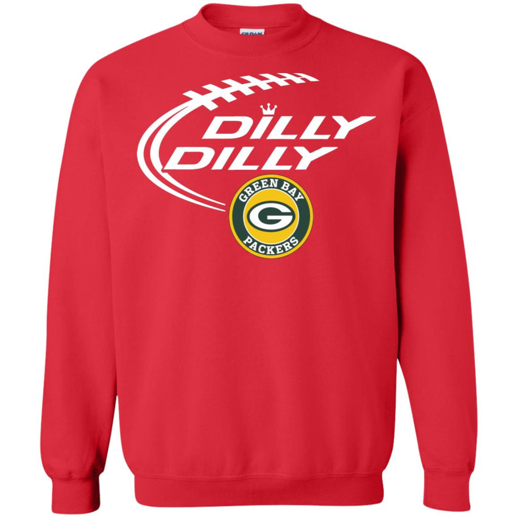 Dilly Dilly Green Bay Packers Nfl Football Unisex Crewneck Pullover Sweatshirt