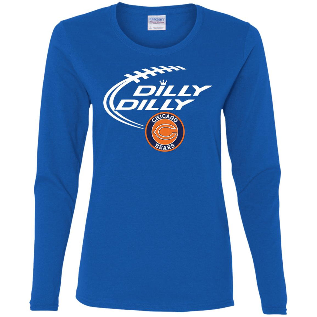 Dilly Dilly Chicago Bears Nfl Football Women Long Sleeve Shirt