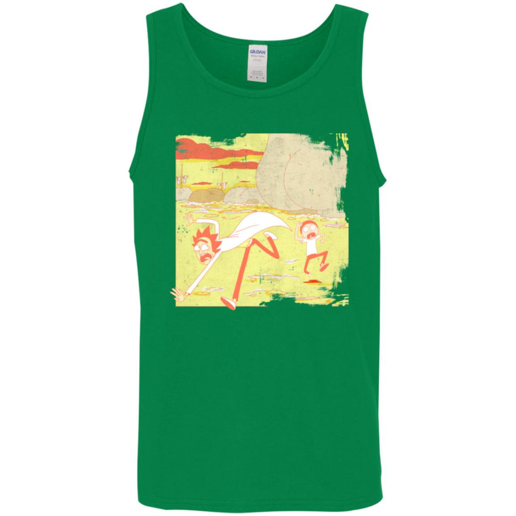 Rick And Morty Escape From Buttworld Men Tank Top