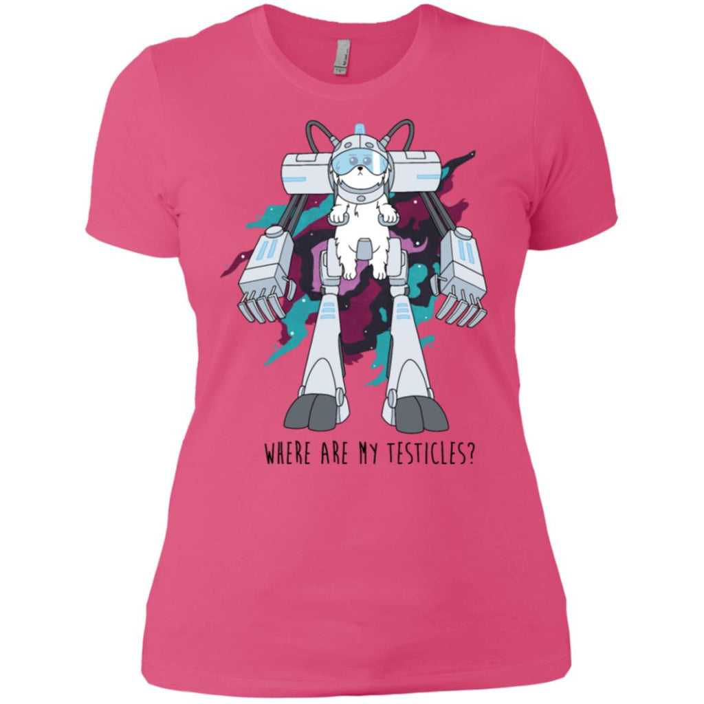 Rick And Morty Snuffles Funny Women T-Shirt