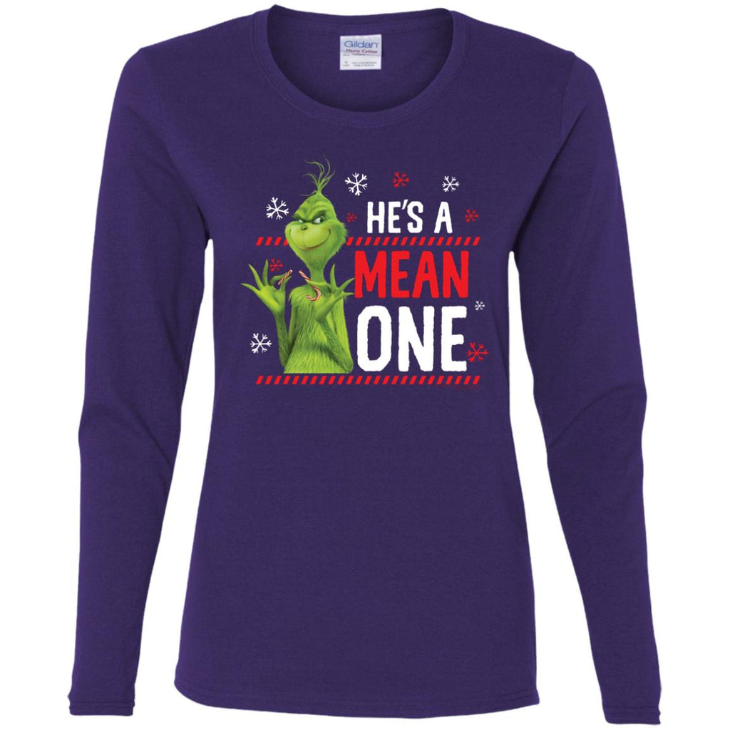 Dr. Seuss The Grinch Me Being Jolly Women Long Sleeve Shirt