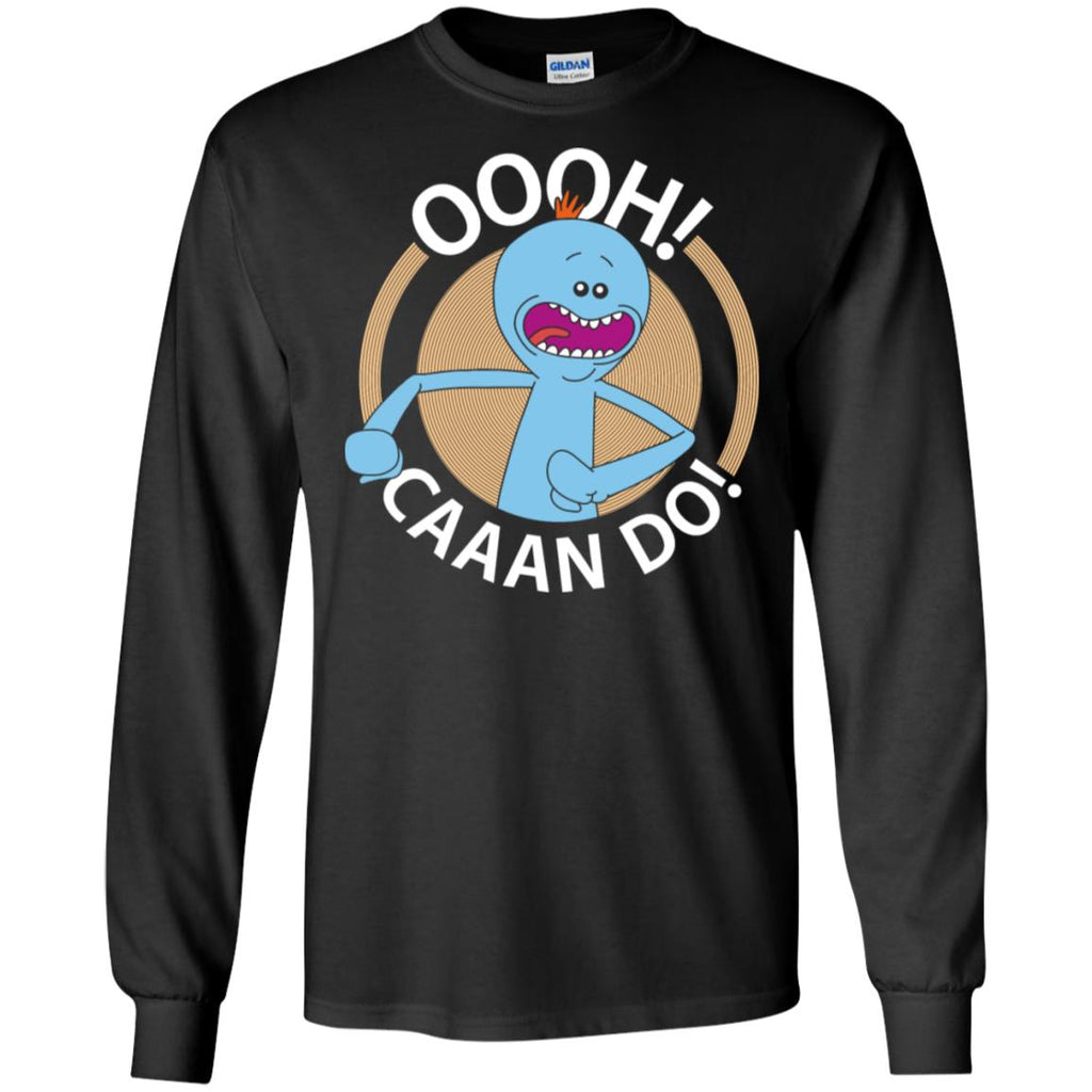 Rick And Morty Mr Meeseeks Oooh Caaan Do Men Long SLeeve Shirt