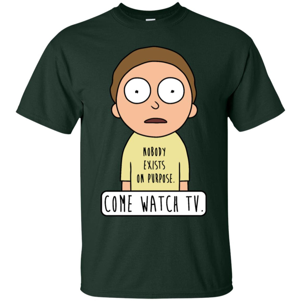 Rick And Morty Come Watch Tv Quote Men T-Shirt