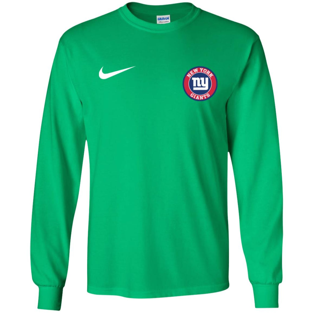 Nike New York Giants Nfl Football Men Long SLeeve Shirt