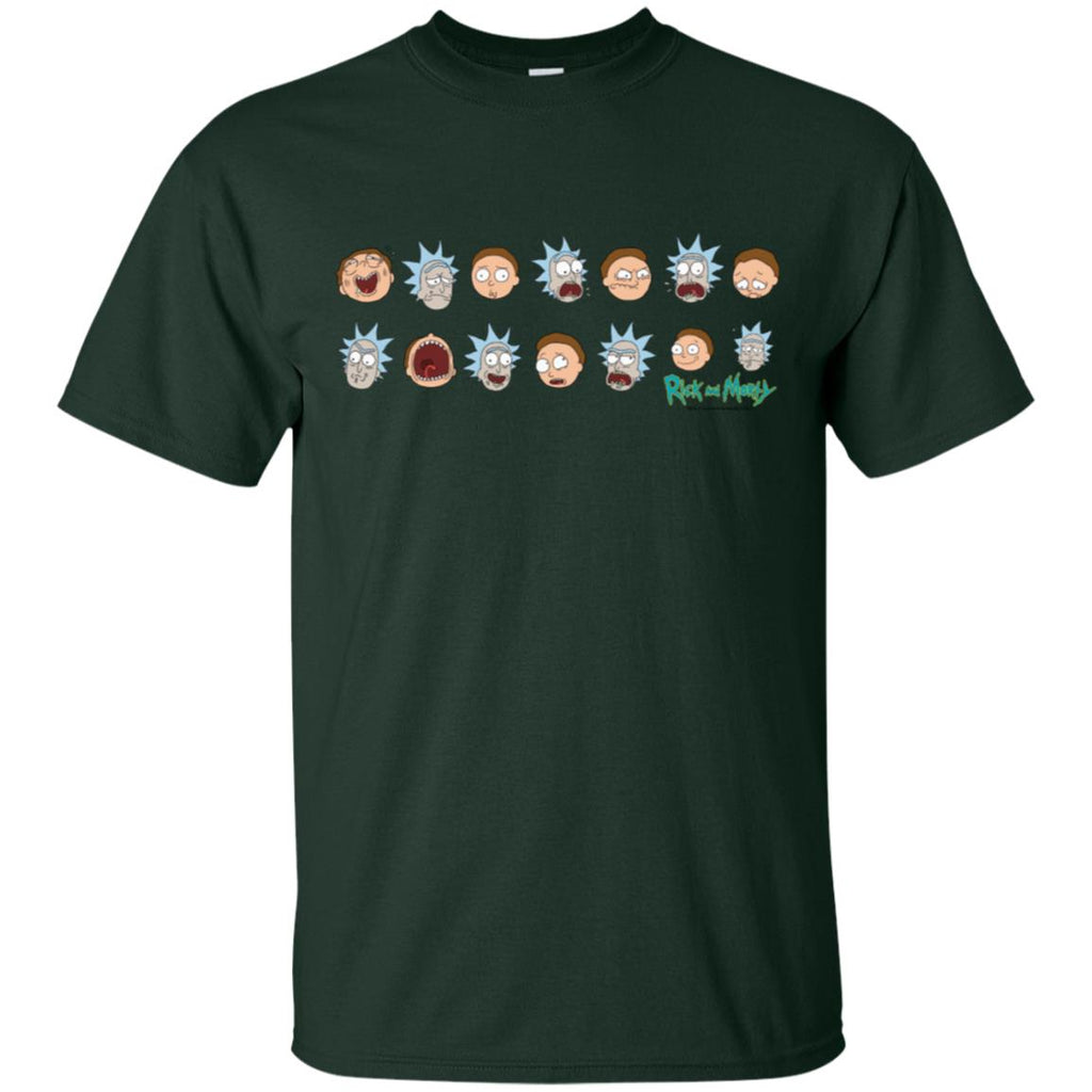 Rick And Morty Expressions Men T-Shirt
