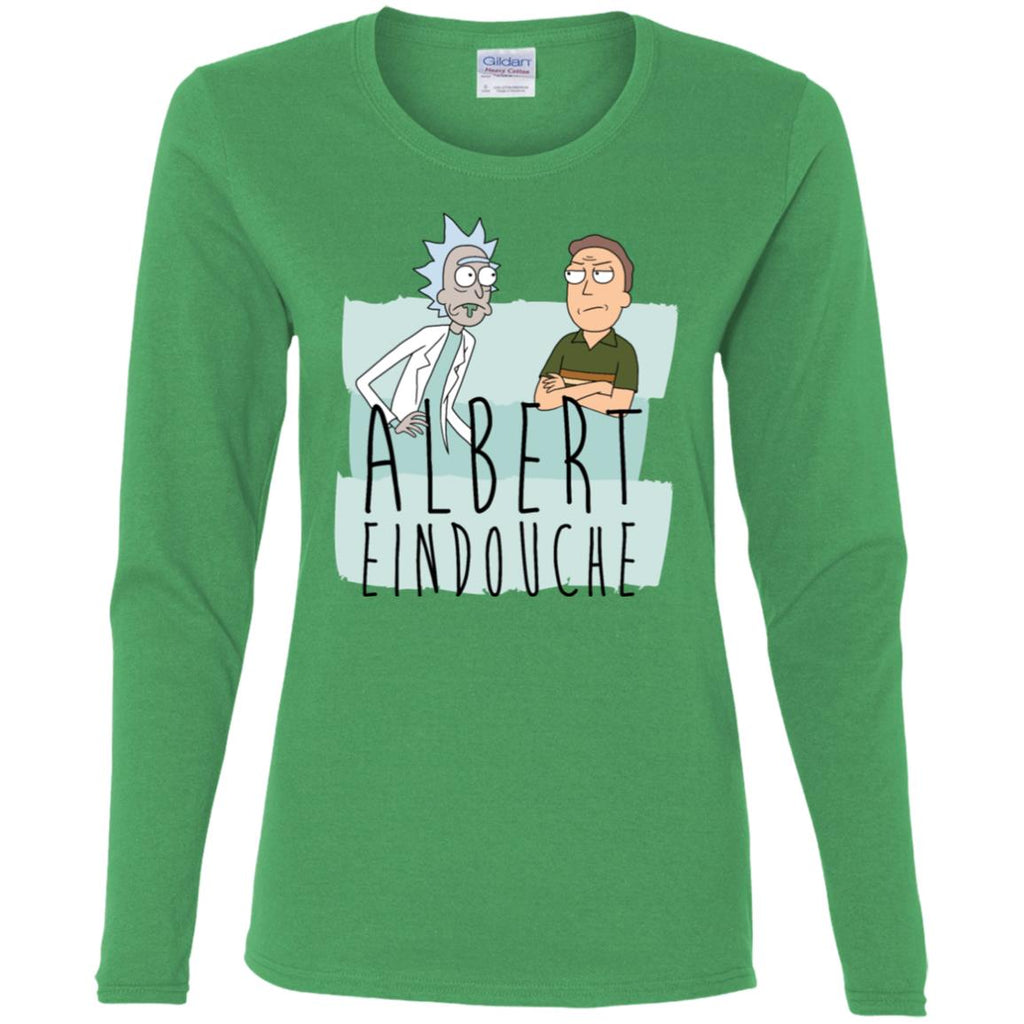 Rick And Morty Albert Eindouche Parody Women Long Sleeve Shirt