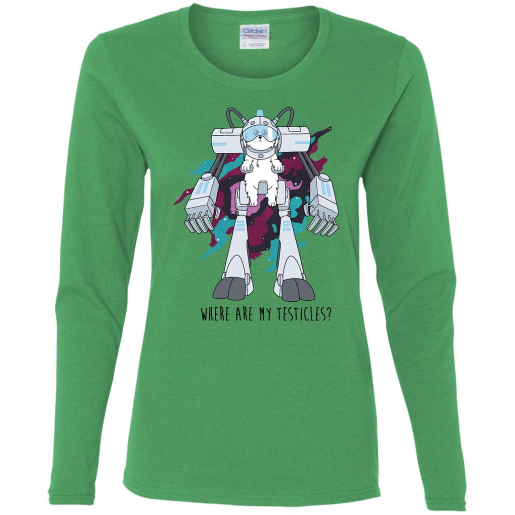 Rick And Morty Snuffles Funny Women Long Sleeve Shirt
