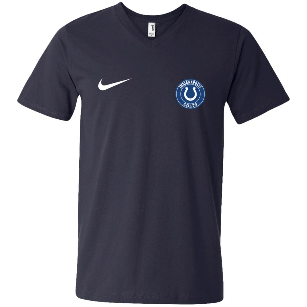 Nike Indianapolis Colts Nfl Football Men V-Neck T-Shirt