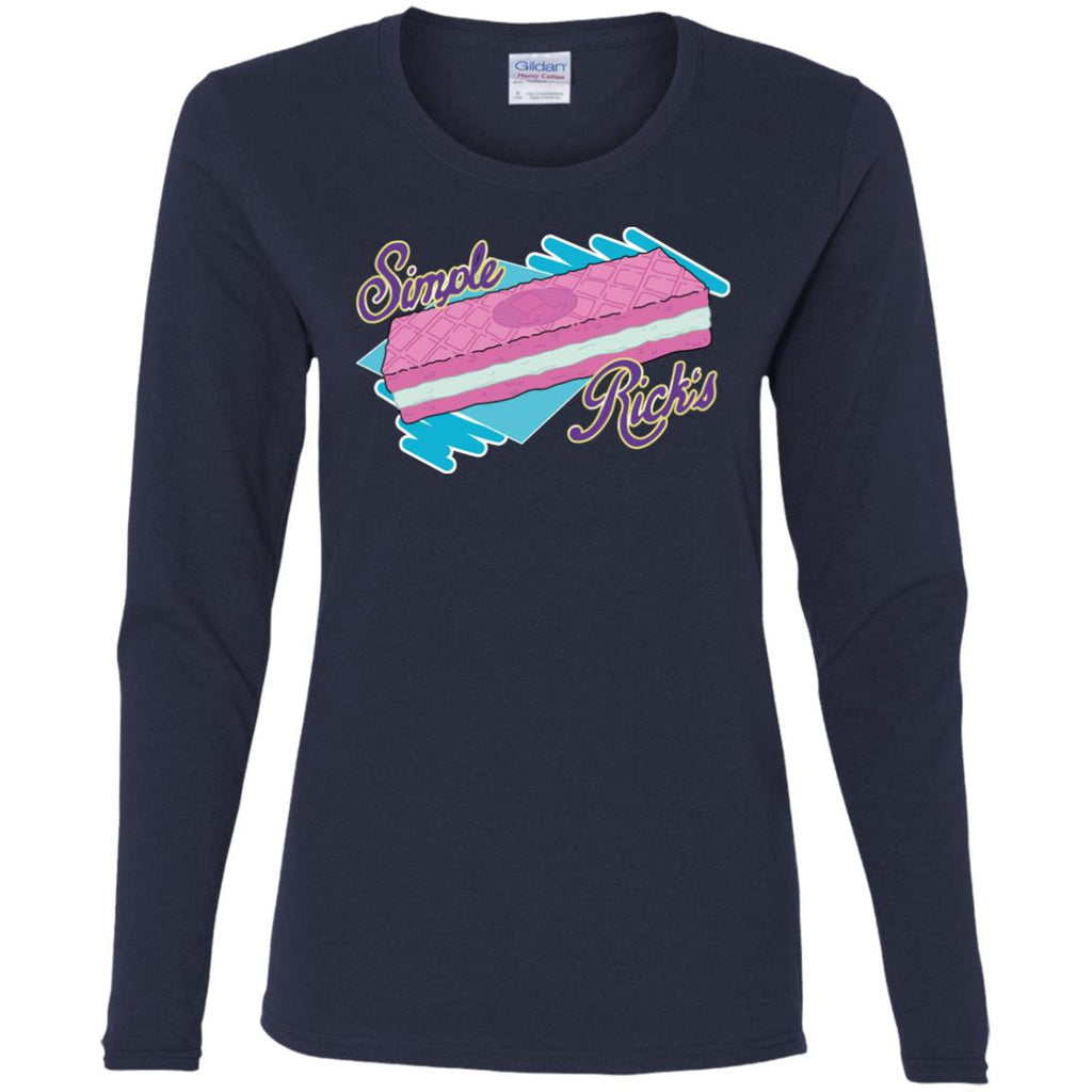 Rick And Morty Simple Rick's Wafer Cookie Women Long Sleeve Shirt
