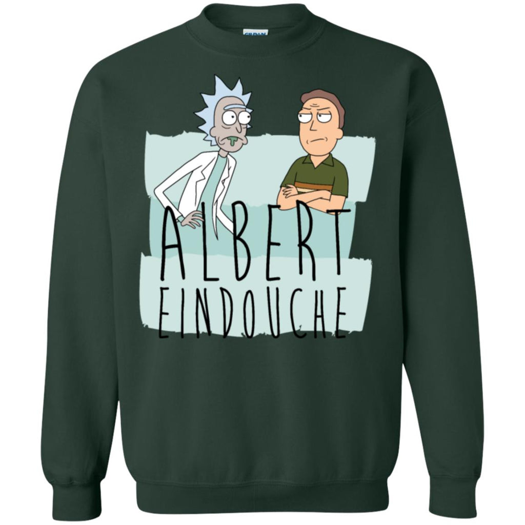 Rick And Morty Albert Eindouche Parody Unisex Crewneck Pullover Sweatshirt
