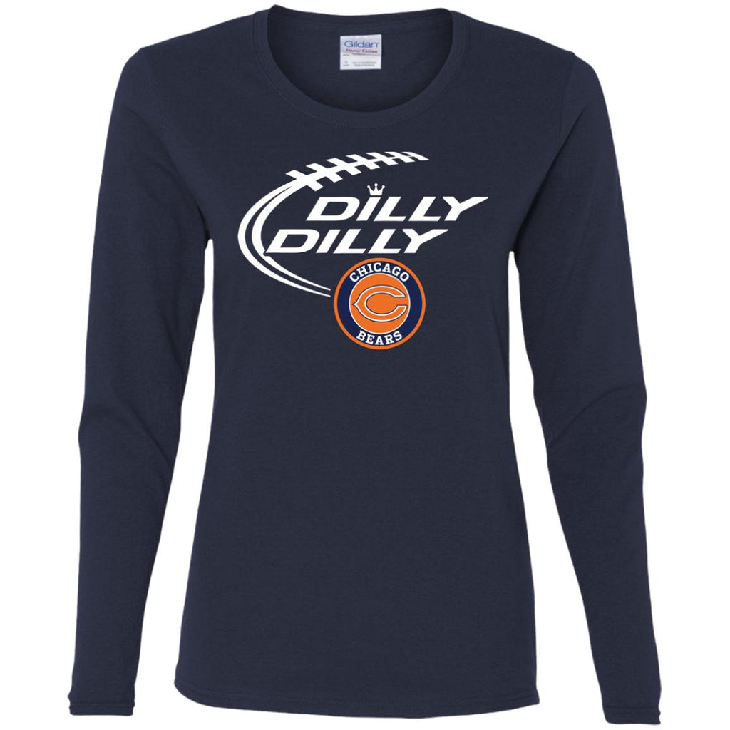 Dilly Dilly Chicago Bears Nfl Football Women Long Sleeve Shirt