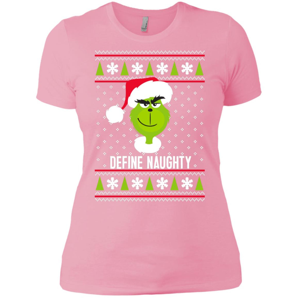 Dr. Seuss The Grinch Naughty Grinch Christmas Sweatshirt Women T-Shirt