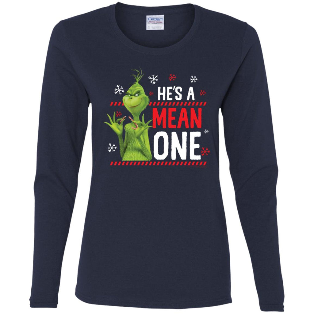 Dr. Seuss The Grinch Me Being Jolly Women Long Sleeve Shirt