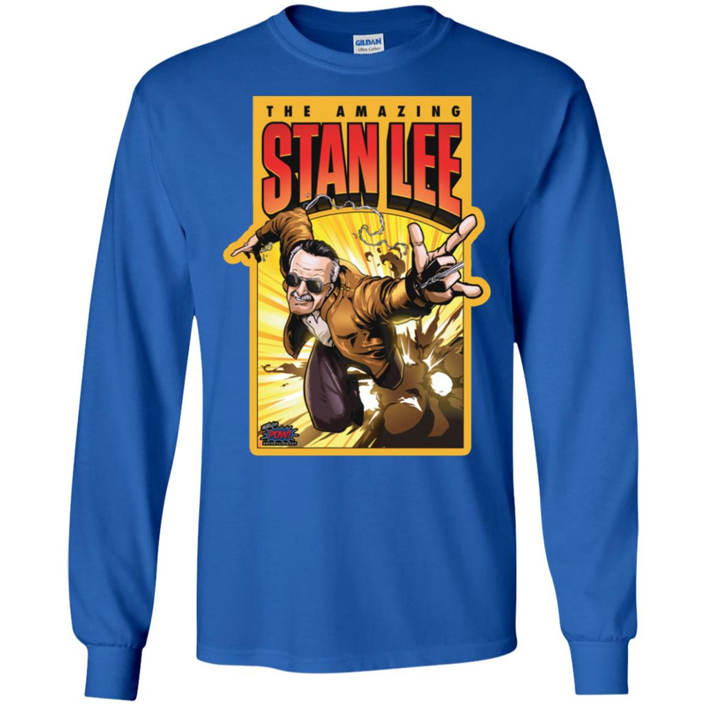 Pow - Entertainment's Amazing Stan Lee Men Long SLeeve Shirt