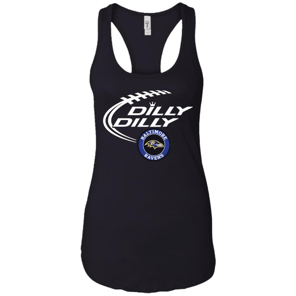 Dilly Dilly Baltimore Ravens Nfl Football Women Tank