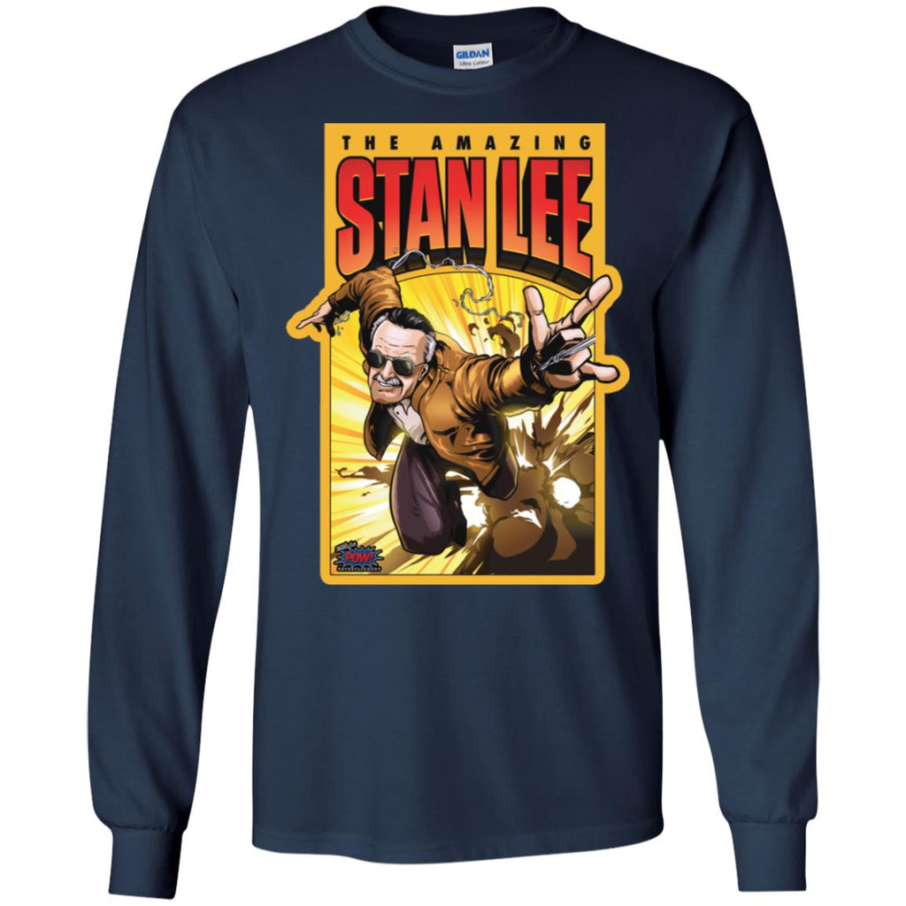 Pow - Entertainment's Amazing Stan Lee Men Long SLeeve Shirt