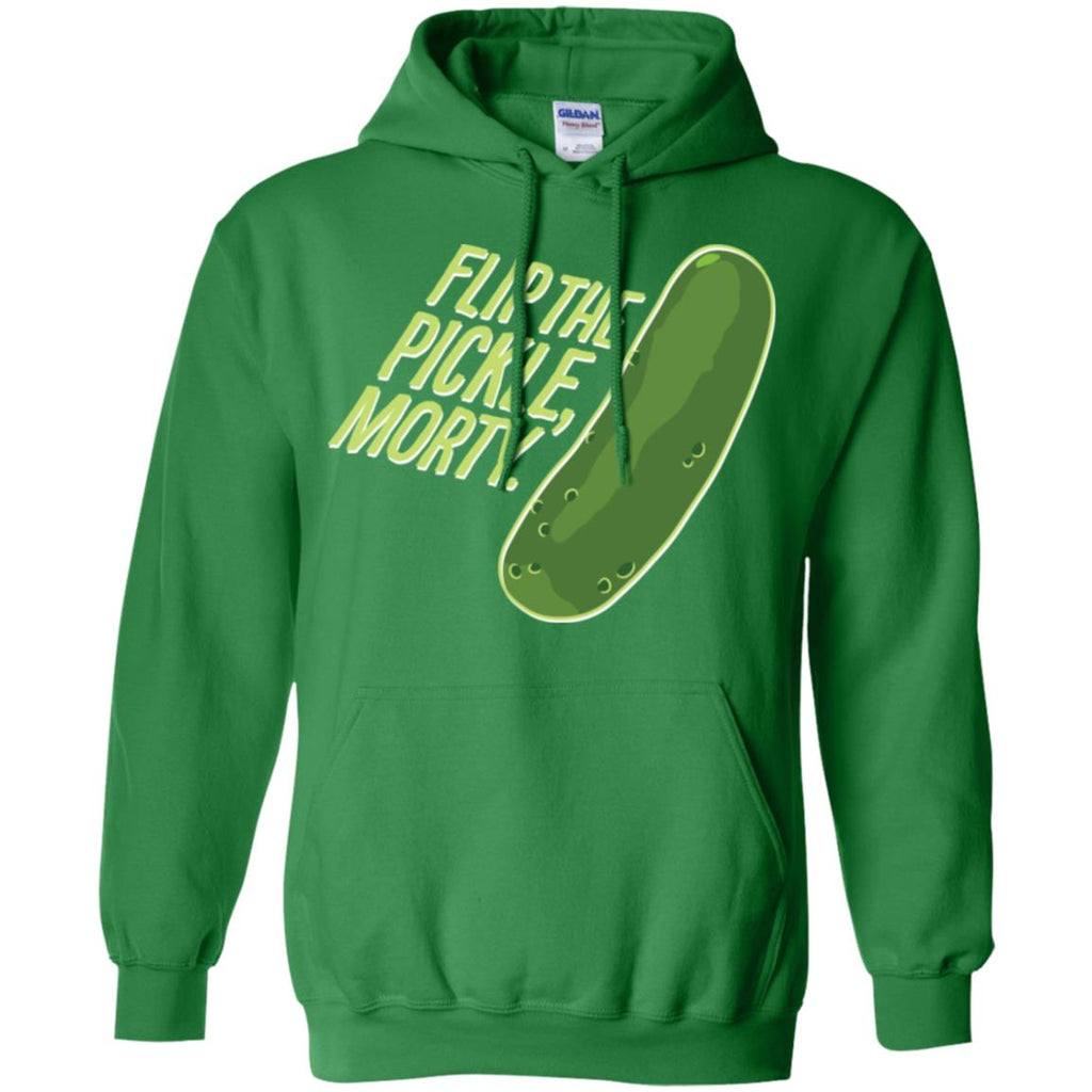 Rick And Morty Flip The Pickle Quote Men Pullover Hoodie