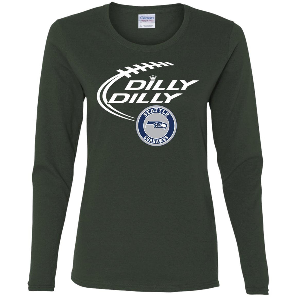 Dilly Dilly Seatle Seahawk Nfl Football Women Long Sleeve Shirt