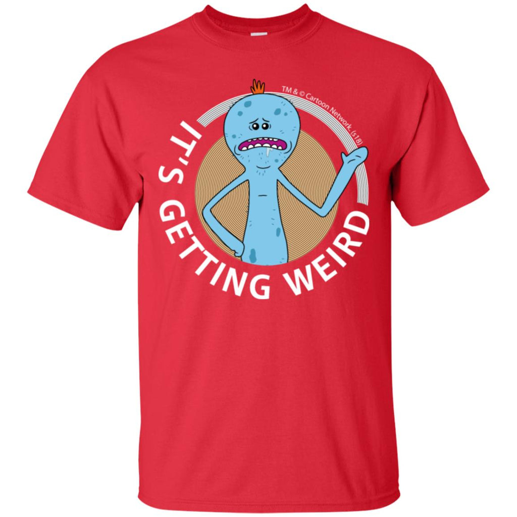 Rick And Morty Mr Meeseeks It's Getting Weird Mug Men T-Shirt