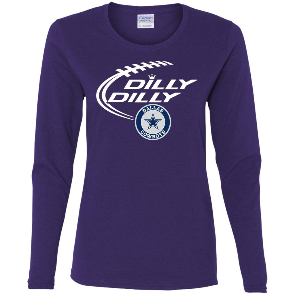 Dilly Dilly Dallas Cowboys Nfl Football Women Long Sleeve Shirt