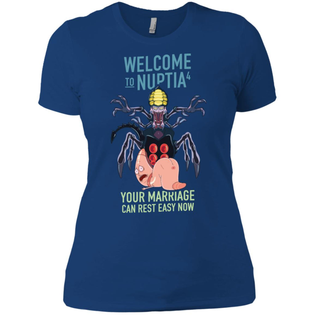 Rick And Morty Welcome To Nuptia Women T-Shirt