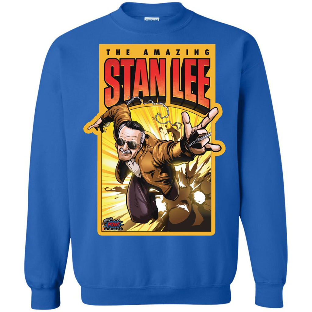 Pow - Entertainment's Amazing Stan Lee Unisex Crewneck Pullover Sweatshirt