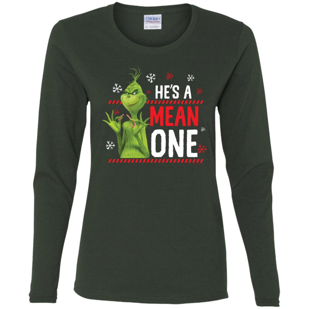 Dr. Seuss The Grinch Me Being Jolly Women Long Sleeve Shirt