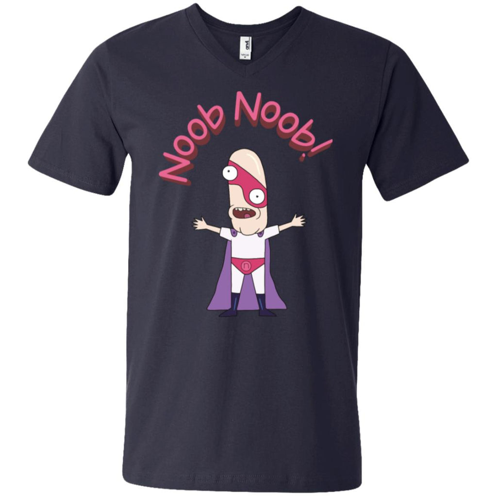 Rick And Morty Noob Noob Men V-Neck T-Shirt