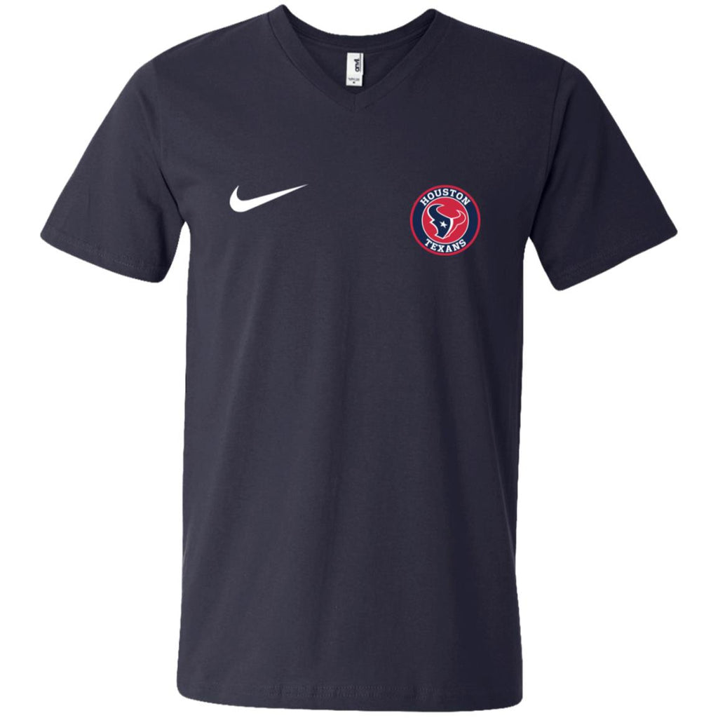Nike Houston Texans Nfl Football Men V-Neck T-Shirt