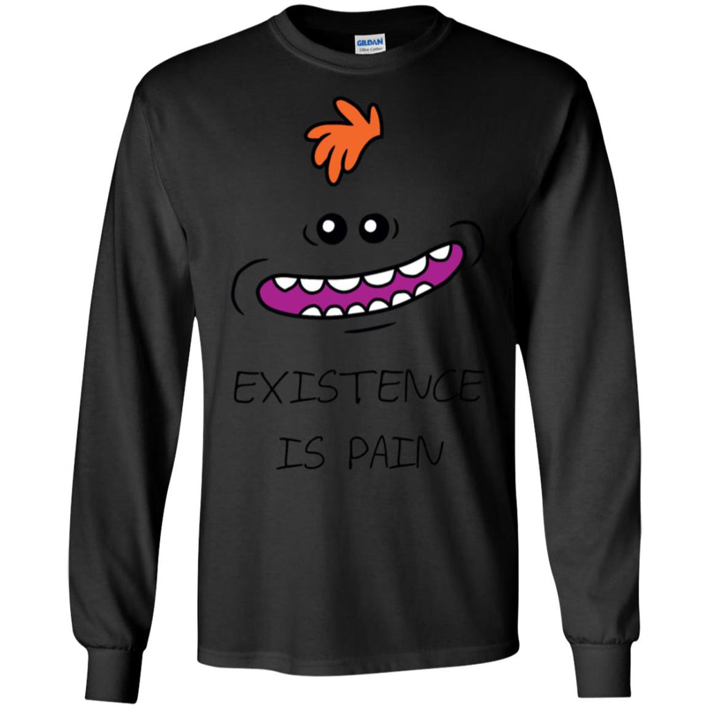Rick And Morty Mr Meeseeks Existence Is Pain Men Long SLeeve Shirt