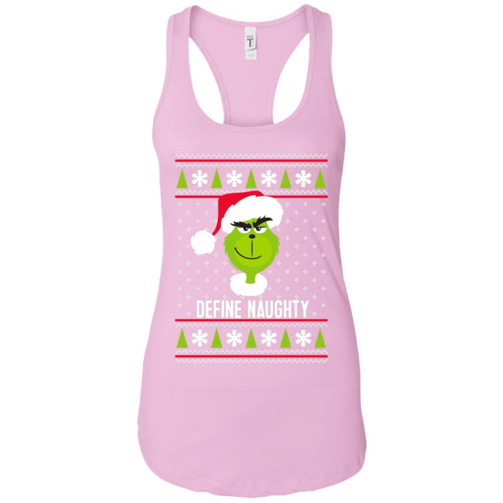 Dr. Seuss The Grinch Naughty Grinch Christmas Sweatshirt Women Tank