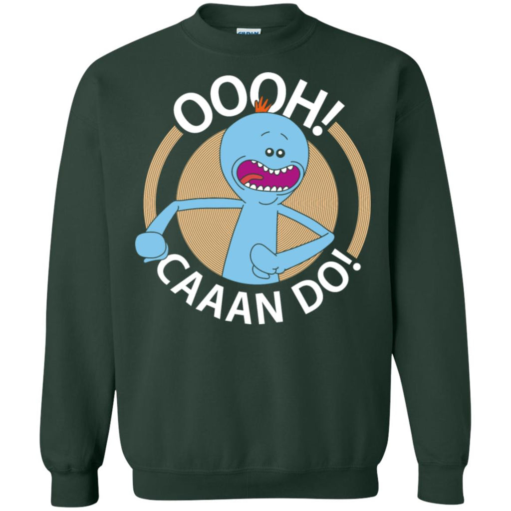 Rick And Morty Mr Meeseeks Oooh Caaan Do Unisex Crewneck Pullover Sweatshirt