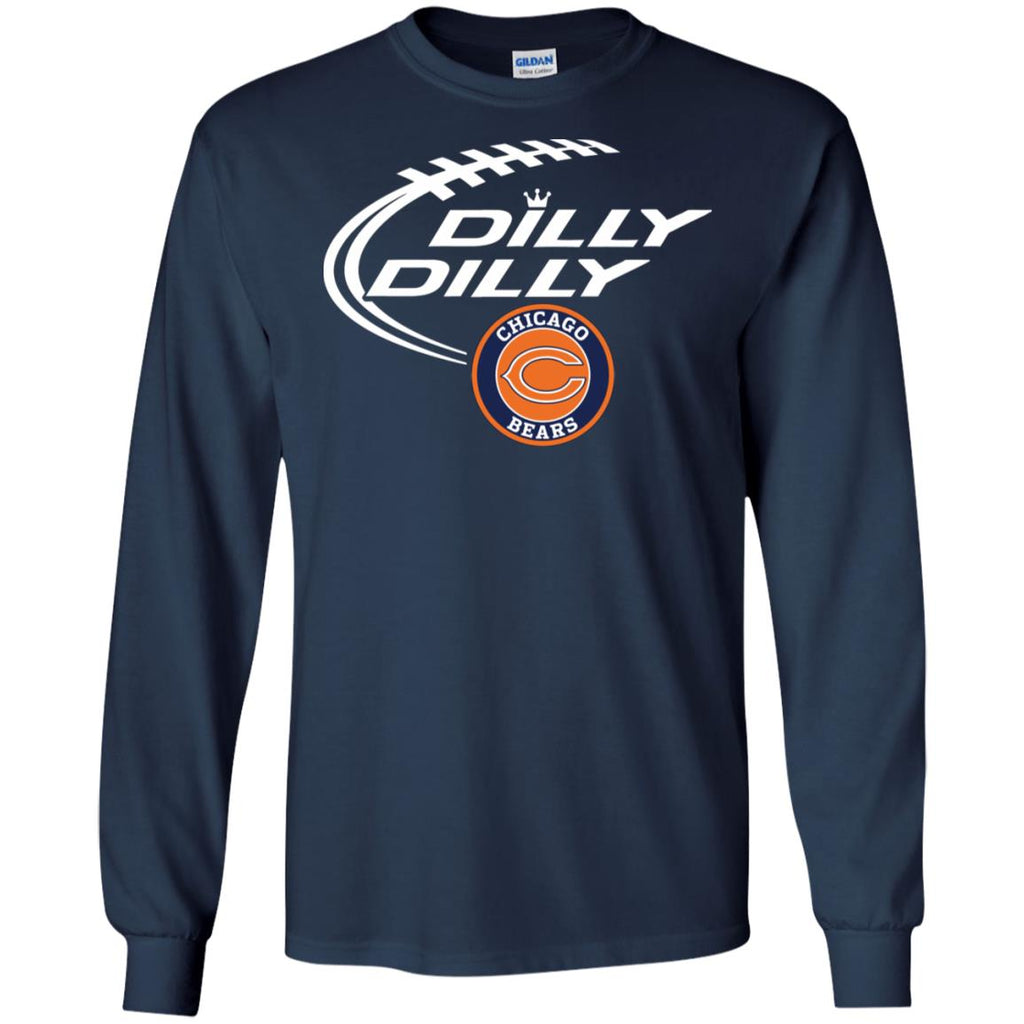 Dilly Dilly Chicago Bears Nfl Football Men Long SLeeve Shirt
