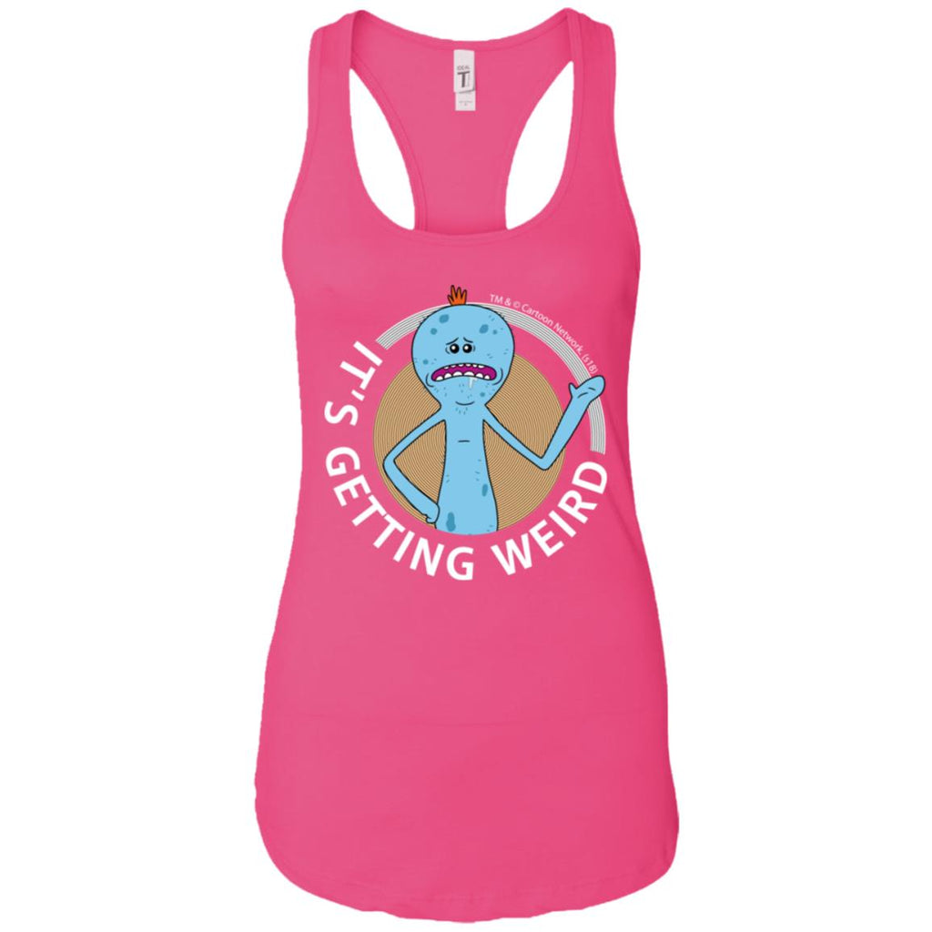Rick And Morty Mr Meeseeks It's Getting Weird Mug Women Tank