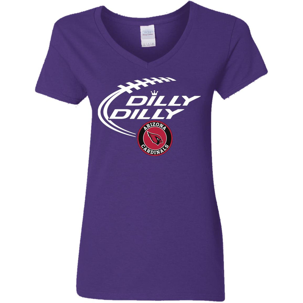 Dilly Dilly Arizona Cardinals Nfl Football Women V-Neck T-Shirt